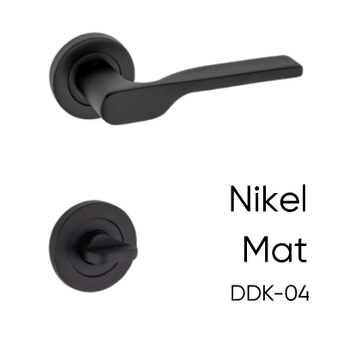 DDK-04 — Nikel Mat kapı kolu