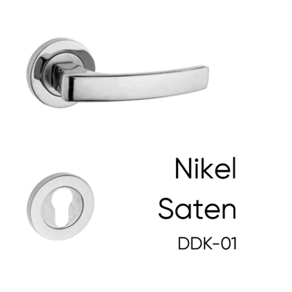 DDK-01 — Nikel Saten kapı kolu